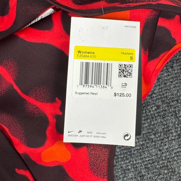 Nike Megan Thee Stallion Bodysuit Women's Size S (Small) Red Jumpsuit Sporty NEW - Picture 11 of 12